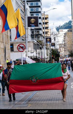 Paro Nacional 4. Dezember 2019 Stockfoto