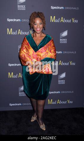 Kecia Lewis nimmt an den 'Mad About You' Red Carpet Event im Rainbow Room, Rockefeller Center, Manhattan (Foto von Sam Aronov/Pacific Press) Stockfoto