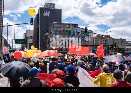 Paro Nacional 4. Dezember 2019 Stockfoto