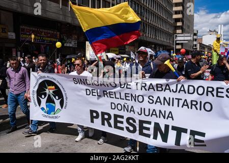 Paro Nacional 4. Dezember 2019 Stockfoto