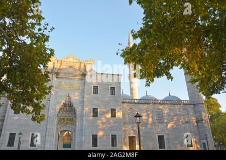 Das 16. Jahrhundert Suleymaniye Moschee, die Größte osmanische Moschee in Istanbul, Türkei Stockfoto