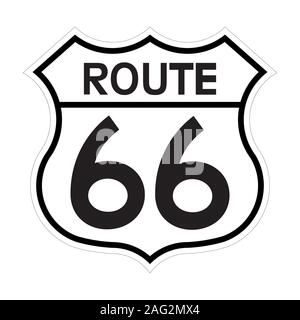 US Route 66 Zeichen Stockfoto
