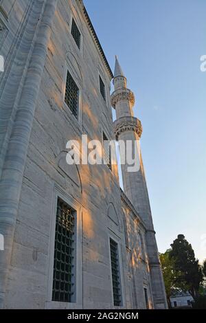 Das 16. Jahrhundert Suleymaniye Moschee, die Größte osmanische Moschee in Istanbul, Türkei Stockfoto