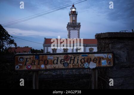 FARO DE HIGUER SPANIEN - hondarribia - Leuchtturm - SPANISCHE ATLANTIKKÜSTE © Frédéric BEAUMONT Stockfoto