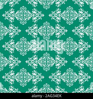 Fleur de Lis Arabische geometrische Muster Nahtlose wiederholen Hintergrund Stockfoto