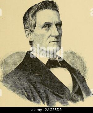 . Geschichte des Hamilton County, Ohio, mit Illustrationen und Biographische Skizzen. JOHN L. RIDDLE. Geschichte des Hamilton County, Ohio. 385 die Flussfahrt. Ankunft in die junge Königin Stadt hereentered auf die Verfolgungen von seinem Handel, und in einem Kurzzeit wurde ein prominenter Builder, wird viel in theemploy von Johannes H. Piatt, der geschäftstüchtige Spekulanten ofthat Tag. Nach einem nützlichen und ehrenhafte Karriere Walker in Cincinnati im Juni 1838 starb, und seine Frau inDecember, 1859, im Alter von 70 Jahren - neun. Fünf Kindern waren, die ihnen in der Stadt geboren, darunter den Titel dieser Skizze. George W. Walker wa Stockfoto