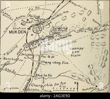 . Überprüfung der Bewertungen und der weltweit arbeiten. ain Road towardthe Bahnhof und dem Yen-Tai Zechen. Herehe wurde durch GeneralOku, der Bewachung therailway mit der Japa war gegenübergestellt - nisch Links und allgemeine Nodzu, der Guard-ing die Minen und die Hauptstraße mit theJapanese center. Die russischen Generäle chiefeffort scheint ein Durchbruch gewesen sein, um die japanischen rechten Flanke, commandedby Allgemeine Kuroki, und in der Schlacht, die fol-folgten, die für elf Tage wütete, Gen- Kuropatkins Plan offenbar topierce der japanischen Linien durch Brechen throughbetween Allgemeine Kuroki und Allgemeine N Stockfoto