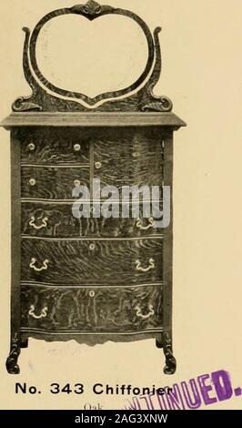 . Illustrierter Katalog.. Nr. 355 Chiffonier l | ii: Ich |-l. r, .1 I-. iL Nr. 355,. Illn Chiffonier. M:;;;;;;;; iliy Triple Swell Hulilied: iii (l Pulisheil Tup HCi-X 21 in. Klasse 111 X 2. S in. Ireiir-li Königswelle. Nr. 343 Chiffom * Stockfoto