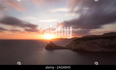 Bonifacio Leuchtturm Stockfoto