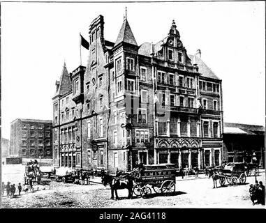 . Geschichte der Vereinigten Co-operative Backen Gesellschaft Ltd., ein fünfzig Jahre", 1869-1919. ST JAMES STREET. MNEIL STRASSE RÄUMLICHKEITEN (1886-1890) Stockfoto