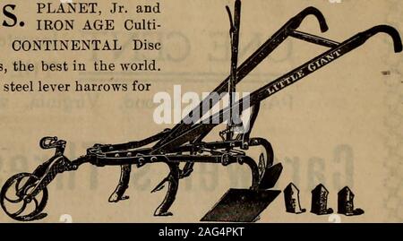 . Südliche Pflanzmaschine: Praktische und progressiven Landwirtschaft, Gartenbau, Trucking, live Stock und dem Kamin gewidmet. DISC GRUBBER. Pferd HOE. Holz oder Stahl Strahl; alle Größen. Gleich machte die GEFEIERTE HANCOCK DISC PFLUG garantiert. Einzel- oder Doppel-CD. Stockfoto