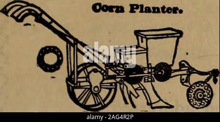 . Südliche Pflanzmaschine: Praktische und progressiven Landwirtschaft, Gartenbau, Trucking, live Stock und dem Kamin gewidmet. Für Hand-, Pferd oder Dampf macht, zu Preisen, die sich jeder Züchter von Heu zu havehis eigene Presse zu aktivieren. Feld rollen. Stahlfelgen. Solide stahl Köpfen, behalten Sie die Erde von Verstopfungen in den Schalen wie in allen openhead Rollen. Spezielles Öl gerät, frei von Grit. Die IMPERIAL ONE HORSE FARM wagen. Stahl Arle und Fingerhut Strang. Der beste Material und soldunder volle Garantie gebaut. Die moline Wagen. Licht und langlebig. Garantiert der beste Luft gemacht werden - getrocknet Schnittholz. Stattlich Stockfoto