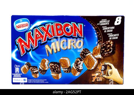 MAXIBON Eis. Maxibon ist eine Marke der Nestlé Stockfoto