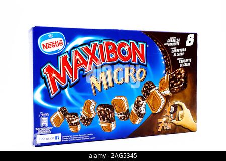 MAXIBON Eis. Maxibon ist eine Marke der Nestlé Stockfoto