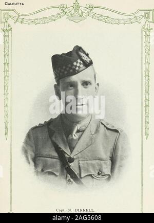 . Aufzeichnung von Partnern, Mitarbeitern und Genossenschaften, die im Großen Krieg, 1914-1919 teilgenommen. Kalkutta. 44 Kalkutta schottischen Indischen Verteidigung. Stockfoto