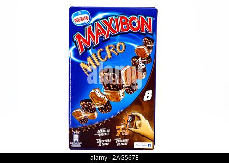 MAXIBON Eis. Maxibon ist eine Marke der Nestlé Stockfoto