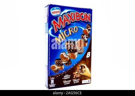 MAXIBON Eis. Maxibon ist eine Marke der Nestlé Stockfoto