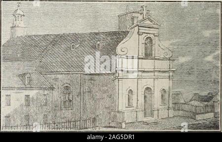 . Alte und neue Montreal mit einer Reihe von vergleichenden Blick illustriert das Wachstum und die Entwicklung der größeren Stadt. Gebäude, das von den Schwestern der Kongregation von NotreDame auf St. Pauls Insel besessen, und im Jahre 1764 errichtet. St. Andrews Church (Kirche von Schottland), St. PeterStreet. Eröffnet 1807. Kosten $ 7.500, Recollet Kirche in Notre Dame Street. 1830 von Materialien aus der Pfarrkirche in Place dArmes gebaut. Neue MONTREAL Stockfoto