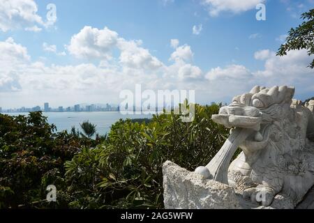 DA Nang, Vietnam - November 20, 2019: Tolle Aussicht über Da Nang von Linh Ung Pagoda in Son Tra Berg Stockfoto