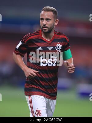 Von Flamengo Everton Ribeiro während der FIFA Club Wm Finale von der Khalifa International Stadium, Doha. Stockfoto