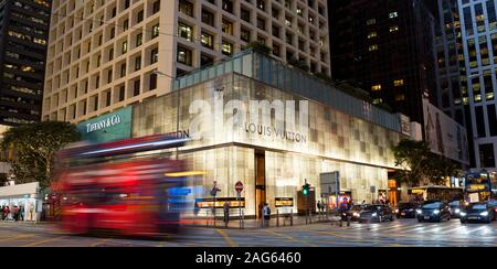 Zentralen Finanzviertel, Hongkong, China. Stockfoto