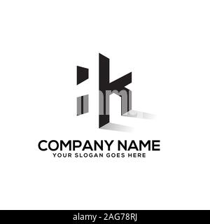 H Logo Designs, H Brief mit negativen Raum logo Vektor Stock Vektor
