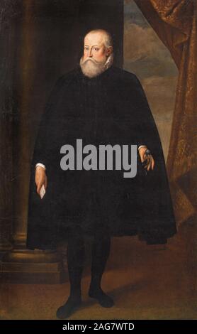 Portrait von Alfonso II. d'Este (1533-1597), Herzog von Ferrara, Ende des 16. Jahrhunderts. Private Sammlung. Stockfoto