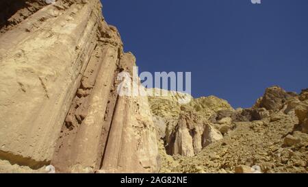 Israel, Eilat Berge, Amram Säulen oder Amram Säulen im Wadi Amram Stockfoto