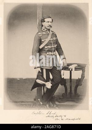 Felice Beato (1832 - 1909) - Kapitän Überschwemmung, militärische Staatssekretär Sir W. Mansfield Stockfoto