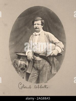 Felice Beato (1832 - 1909) - Porträt von Oberst Abbott, Generalinspekteur der Artillerie Stockfoto