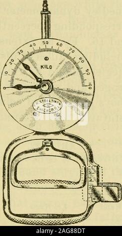 . Manual psychischer und physischer Tests: in zwei Teile: ein Buch von Richtungen, mit besonderem Bezug auf die experimentelle Untersuchung von Kindern im Labor oder Klassenzimmer zusammengestellt. s Derzeit somewhatconfused (vgl. E.Jones. PsBu, 6: April, 1909). Die Begriffe index und index Der ofunidexterity dextrallty wurden von einigen writersas entspricht dem Index des rechten verwendet worden-handedness. Dextrality ist hier Usedto die Überlegenheit der einen Hand (ob rechts oder links) über Dieandere angeben. TEST G; STÄRKE DER GRIFF 101 Apparat. - Verbesserte Form der Smedleys Dynamometer (Abb. 14). Millimeter Regel. Methode. - Mit t Stockfoto
