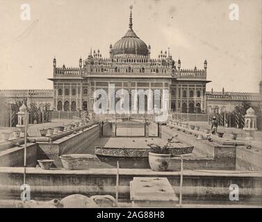 Felice Beato (1832 - 1909) - Innenraum des Kaiserbagh Stockfoto