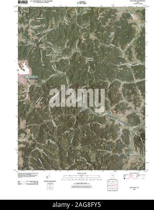USGS TOPO Karte Ohio OH Rutland 20100802 TM Wiederherstellung Stockfoto