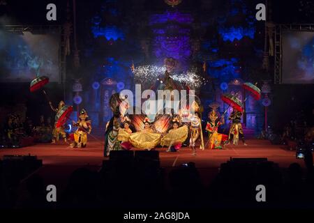 Ardha Chandra Amphitheater, 2015 Bali Art Festival, Denpasar, Bali Stockfoto