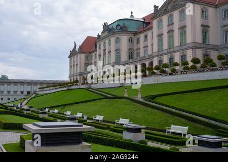 Königliche Gärten in das Königliche Schloss in Warschau, Polen Stockfoto