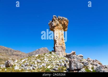 Die felsformation Malteserkreuz - ein beliebtes Wanderziel in der Cederberge, Südafrika Stockfoto