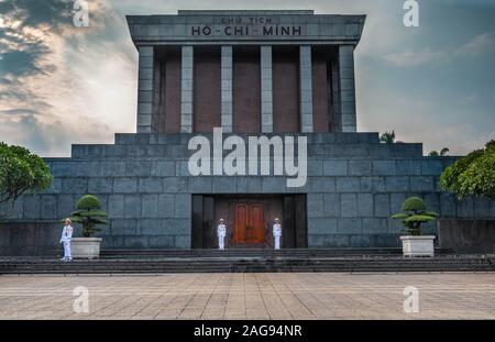 Ho-Chi-Minh-Mausoleum in Hanoi, Vietnam Stockfoto