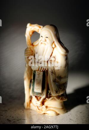 Japanisches Netsuke Stockfoto