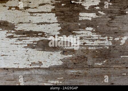 Vintage Holz Hintergrund mit abblätternder Farbe. Holz Textur. Stockfoto