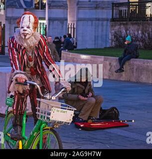 Straßenkünstler auf dem Trafalgar Square. London Stockfoto