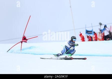 Courchevel Frankreich Dez 17 219 Alice Robinson von Neuseeland konkurrieren im Riesenslalom der Frauen Audi FIS Alpine Ski World Cup 2019/20 Skifahren Wintersport Stockfoto