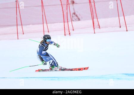 Courchevel Frankreich Dez 17 219 Alice Robinson von Neuseeland konkurrieren im Riesenslalom der Frauen Audi FIS Alpine Ski World Cup 2019/20 Skifahren Wintersport Stockfoto