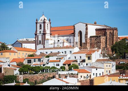 Silves Kathedrale, Algarve, Portugal Stockfoto