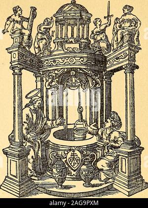 . Marques typographiques, ou, Recueil des Monogramme, Chiffren, enseignes, emblèmes, plant, rébus et fleurons de Libraires et qui ont exercé imprimeurs en France depuis l'Einführung de l'Imprimerie en 1470 jusqu'à la fin du siècle Seizieme: à ces Marques sind jointes et Celles des libraires imprimeurs qui Pendant la même période ont publié, Hors de France, des Livres en langue française. 1099 Stockfoto