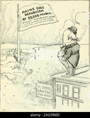 . Überprüfung der Bewertungen und der Welt arbeiten. Immer bereit zu feuern. - Von tlic P? ain Dc"? cr (Cleveland). 412 DIE AMERIKANISCHE MONATLICHE REJ/IEIV VON REJ/IEWS.. Eine ÜBERRASCHUNG FÜR TOM. Tom Reed: Bgosh! Nicht scheinen, als ob Sie verpasste mir Abit. - Von der Zeitschrift (Minneapolis). Stockfoto