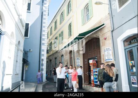 Großbritannien, Gibraltar: In Gibraltar gibt es eine große jüdische Gemeinde und mehrere Synagogengemeinden. Stockfoto