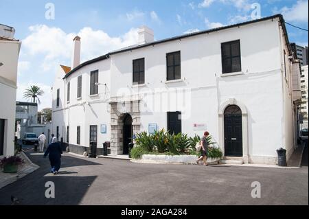 Großbritannien, Gibraltar: Museum von Gibraltar im Stadtzentrum. Stockfoto