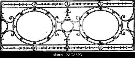 . Englisch Schmiedearbeiten aus dem XVII. und XVIII. Jahrhundert; eine historische und analytische Berücksichtigung der Entwicklung von Außen smithcraft. Stockfoto