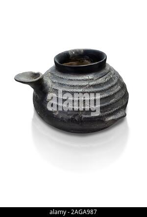 Kykladen "Kastri Gruppe ' Teekanne. Früh kykladische III (2300-2000 v. Chr.), Phylakopi I, Melos. Archäologisches Nationalmuseum Athen. Kat.-Nr. 6104 1-3. Whi Stockfoto