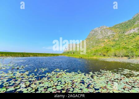 Anzeigen von Khao Sam Roi Yot Nationalpark Stockfoto